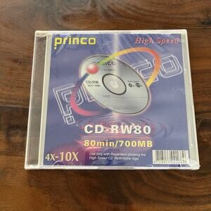 Princo High Speed Rewritable CD-RW80 80 minutes 700MB 4X-10X
